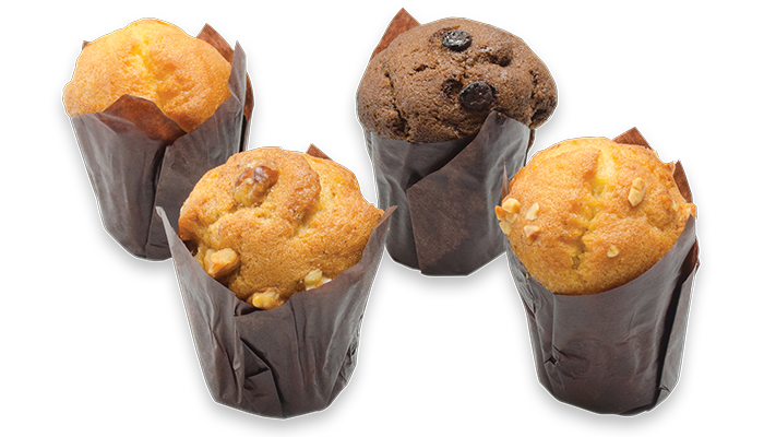 Assortiment de mini muffins (simples, …)