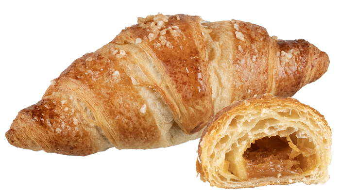Croissant com sabor a caramelo salgado 90g